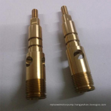 Custom Design CNC Machined High Precision Brass Splined Transmission Shaft